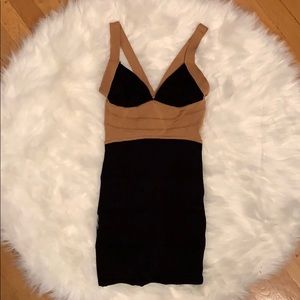 Bebe Bodycon Bandage Mini Dress